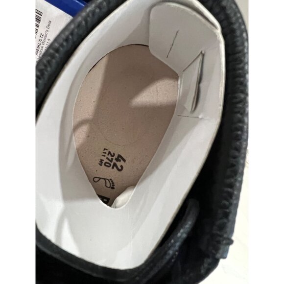 Birkenstock Delano High Moccasin Boot Black Leather Size 42 Chukka - Picture 5 of 5